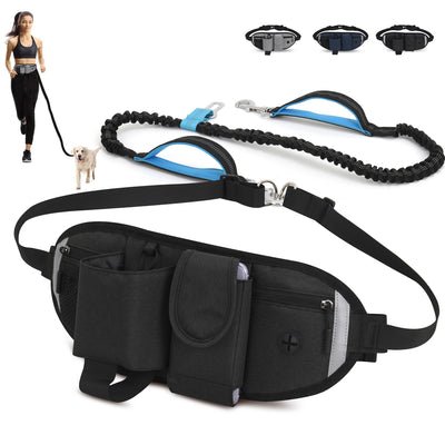 Breathable Waterproof Outdoor Sports waist bag - elastic dog walking lead