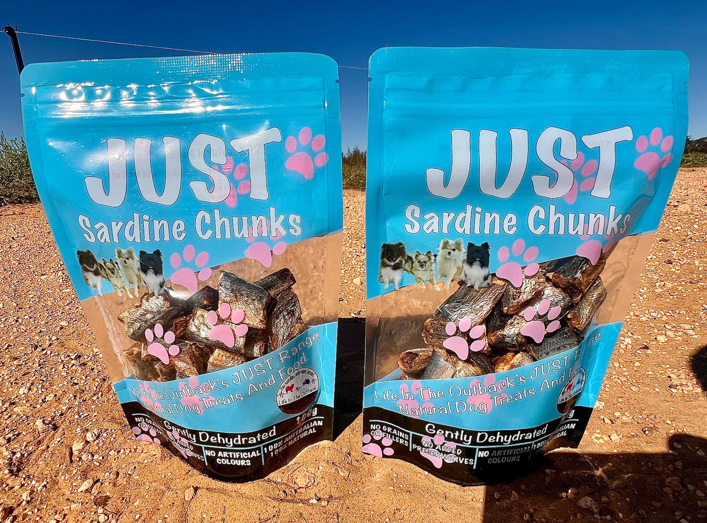 Just Sardine Chunks | 100% Australian All-Natural Dog Treats